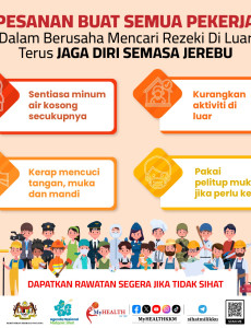 Pesanan Buat Semua Pekerja: Jaga Diri Semasa Jerebu